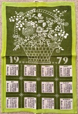 Küchenkalender Stoffkalender