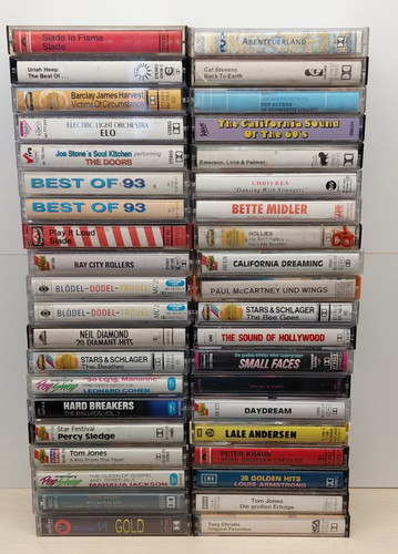 40x musikkassette konvolut - 40x,
