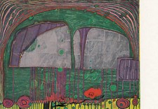 Kunstkarte: Hundertwasser -