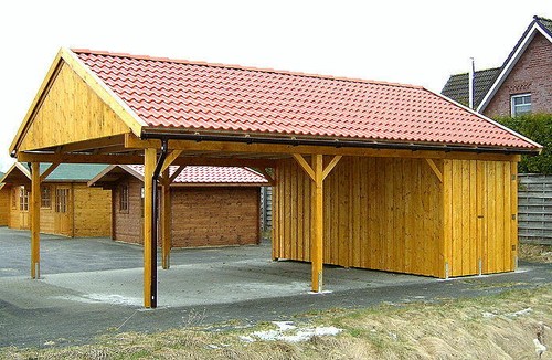 Carport satteldach - carport,