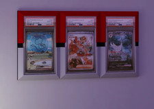 Pokéball Wandhalter PSA oder CGC Karten – Halterung für bewertete Pokémon #1607