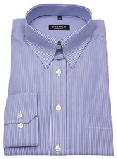 Eterna Hemd Comfort Fit Tabkragen blau / weiß - ohne OVP