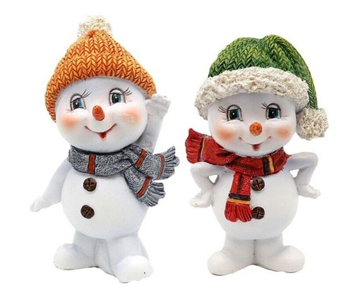 Lustige schneekinder paar - lustige,