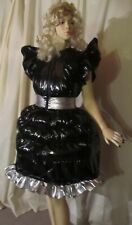 Daunenrock kurz mit Saumrüsche Preisreduziert Vinyldownskirt short wetlook