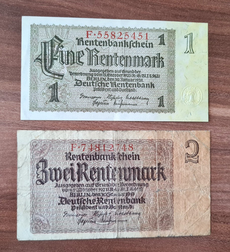 Deutsche rentenmark eine - rentenmark,