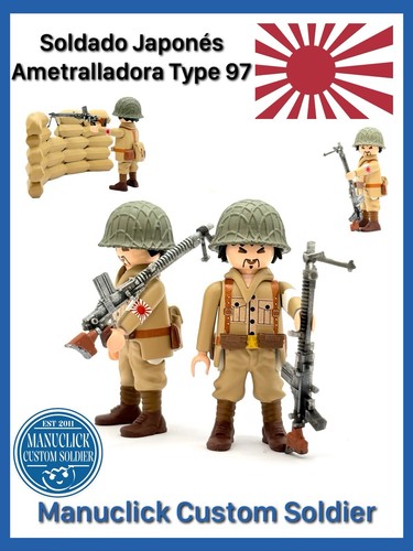 Playmobil custom ww2 soldat - ww2,