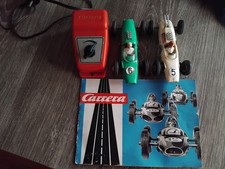 Carrera Avus Rennwagen NR.402 u.403 +Trafo710u. Prospekt Funktion nicht geprüft.