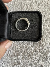 Soldatenring Grabenkunst  Kriegsgefangenen Lager Senne 1915 WK1 Aluminium