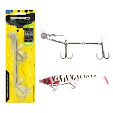 Spro Screw In 360° Swivel Rig Stinger Shallow Angst Haken Systeme Alle Größen