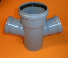 HT Abzweig - Doppelabzweig DN 110 x DN 75 Kreuzabzweig