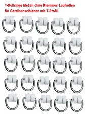 25 T-Rollringe Metall ohne