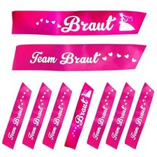 Braut + Team Braut Schärpe