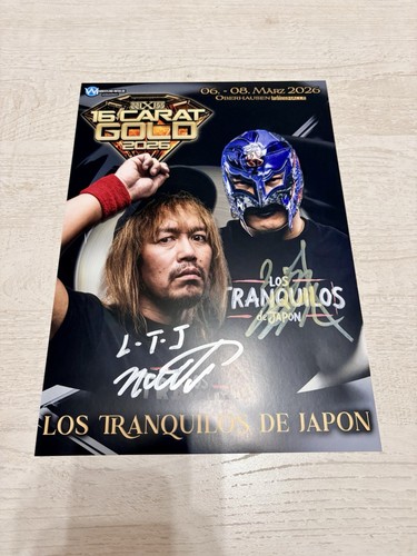 Autogramm tetsuya naito - naito, bushi