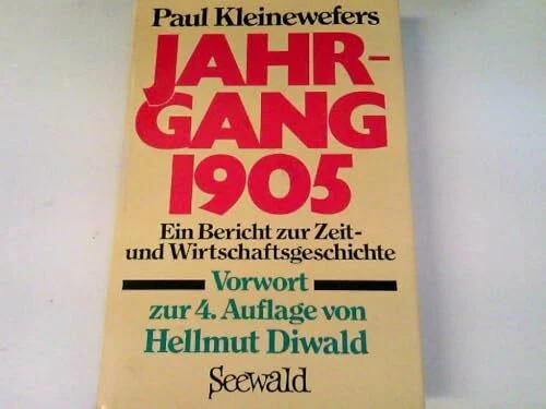 Jahrgang 1905 ein bericht zur - jahrgang, 1905: