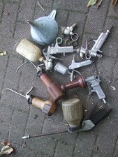 alte Spritzpistole Sprühpistole  DDR VEB Oldtimer ölkanne öler sprio Trichter