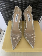 steve madden high heels weiß