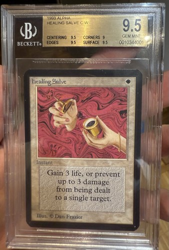Mtg alpha bgs 5 healing - mtg,