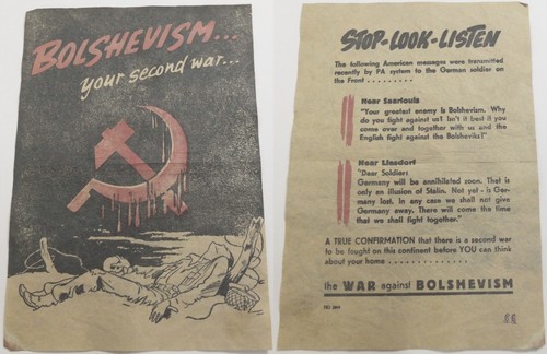 1944 wehrmacht flugblatt - wehrmacht,