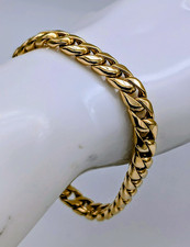 Panzerarmband 585/14K Gelbold