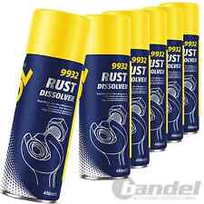 6x 450ml MANNOL RUST DISSOLVER