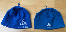 ODLO 2 x Mütze 1x Microfleece und 1x Polyknit blau *wie NEU*