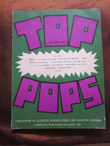 Top pops tanzalbum klavier und - klavier,