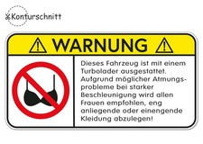 WARNUNG Turbolader Tuning Auto