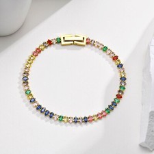 Armband zirkonia bunt - armband,