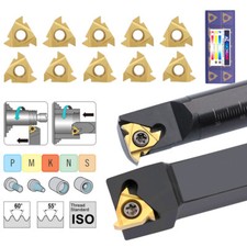 Gewindedrehplatten Hartmetall Wendeschneidplatten 11ER IR 16ER Einsatzschneider