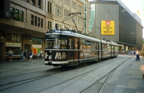 Foto abzug photo tram - tram, dortmund