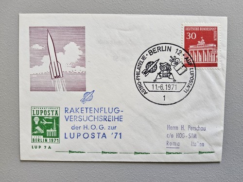 Beleg raketenpost deutschland - beleg, raketenpost,