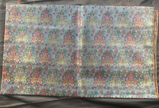 Seide Brokat Stoff Blumenmotiv aus Damaskus 1983