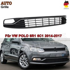 3PCS Lüftungsgitter Grill für VW Polo 6R1 6C1 14-17 Chrom Kühlergrill Unten DHL