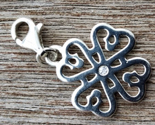 Thomas Sabo Charm Anhänger Vierblättriges Kleeblatt Silber Echtsilber 925