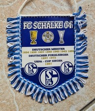 Schalke 04 Wimpel 1997 ERFOLGE Banner Fussball Fan pin Fahne Artikel S04 Ultras 
