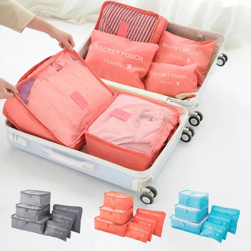 6er set koffer organizer - set,