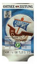 Eintrittskarte  FC HANSA ROSTOCK - FC Bayern München II  2010/11