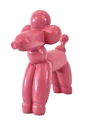 Ballon hund rosa pudel - ballon,