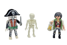 Playmobil Geisterpiraten Piraten Pirat Figur Skelett Konvolut Piratenschiff 3St