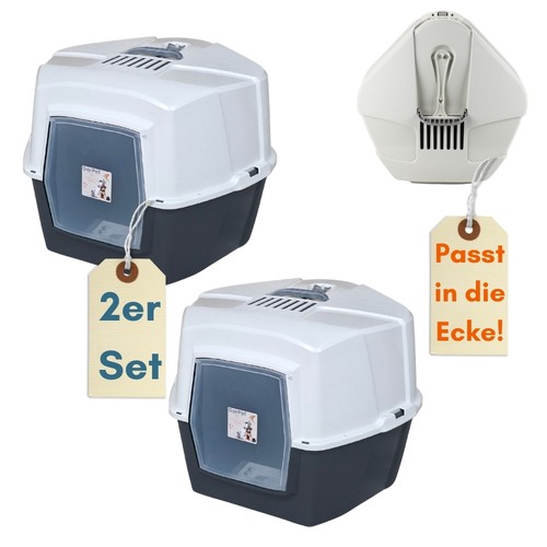 Große eck katzentoilette - eck,