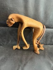 ~ Alter Leder-Affe ~ Deru Germany ~ ca. 1960 Leder Vintage ~