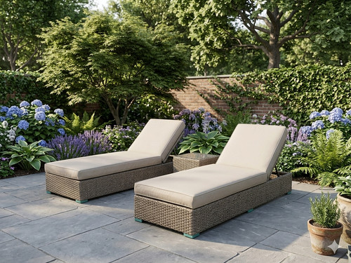 Sonnenliege bett rattan - bett,