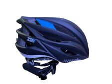 rh+ ZW Helm schwarz mit blauen Einsätzen Größe XS/M