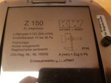 KW-Zugbegrenzer Reglerklappe