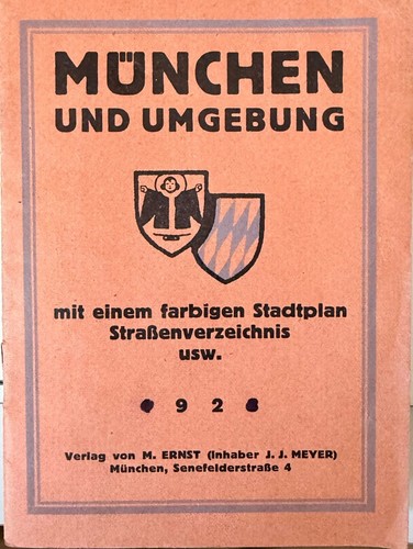 Stadtfuehrer muenchen 1923 - stadtfuehrer,