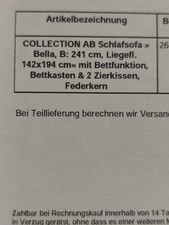 Schlafsofa 3-Sitzer mit