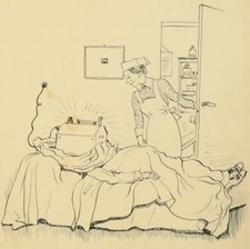 Stromkasten | Tuschezeichnung