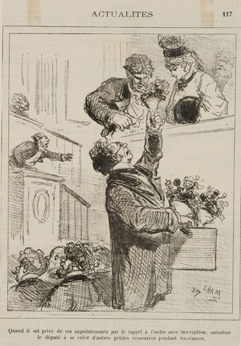 Cham karikatur - cham, (1819-1879),