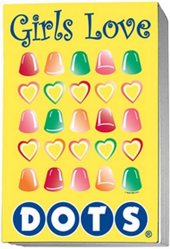 Girls love dots candy - candy, pad