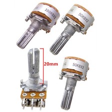 Für Japan ALPS RK16 16 Typ Dual 50K/100K Lautstärkeregler Potentiometer 6 Pin